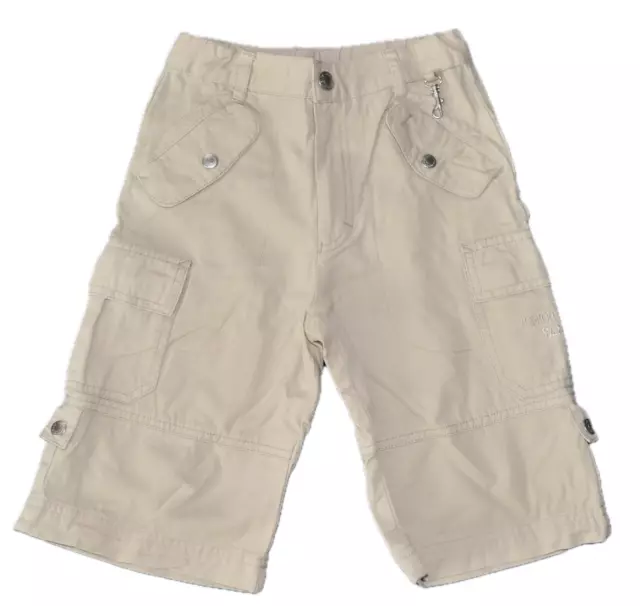 Steiff Bermudashorts Gr. 116 beige verstellbare Bundweite NEU