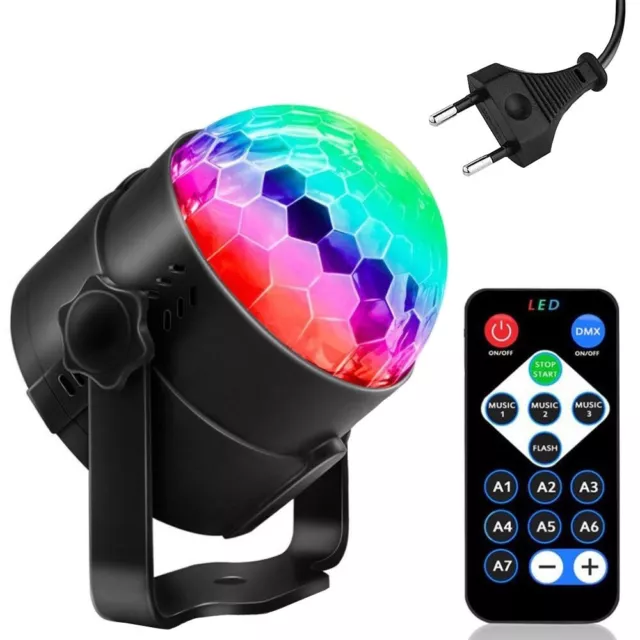 Proiettore Luci Effetti Discoteca Dj Rgb Multicolore Usb Sd Sfera Led