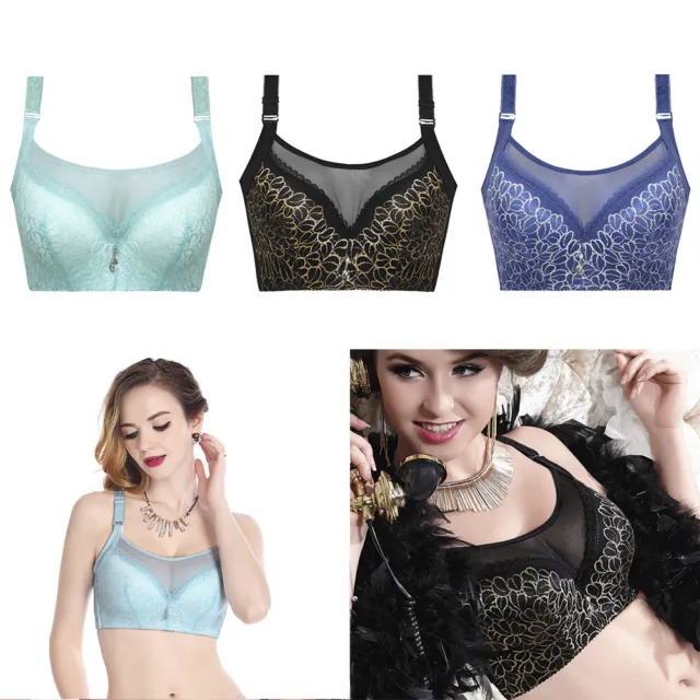 Half Cup Womens Bras Unpadded Lace Brassiere Underwired Plunge Sexy Lingerie  BH