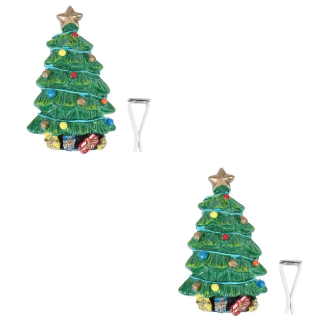 2 Pieces Décoration Désodorisant Bas De Noël Vacances Clip Parfum Voiture Auto