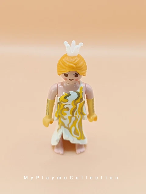 Sedia Dorata Playmobil Principesse Per Banchetto - Pezzo Usato Per Ricambio O Collezione