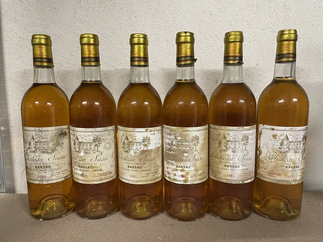 6 Chateau Suau Sauternes Barsac 1983