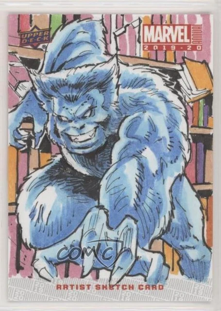 2019-20 Upper Deck Marvel Annual Sketch Cards 1/1 Alex Kotkin Auto Sketch 07yb