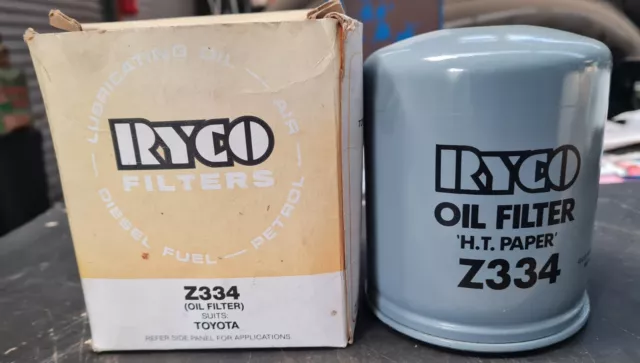 Ryco Oil Filter Part Z334 Suit Toyota Landcruiser