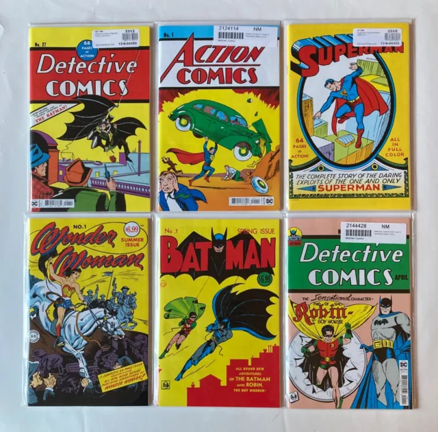 DC Facsimile Lot Detective Comics 27 38 Action Batman Superman Wonder Woman 1