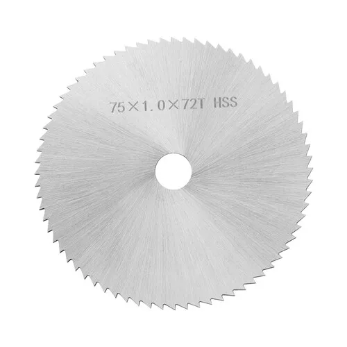75mm 3" HSS Circular Saw Blade Cutting Discs Wood Metal Cutting Tool 72 Teeth 3