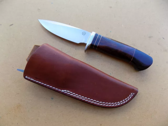 Bob Dozier Custom Fixed Blade Knife with Locking Sheath