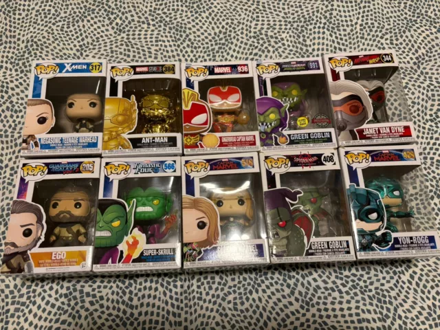 Funko Pop Lot 10 Marvel Studios