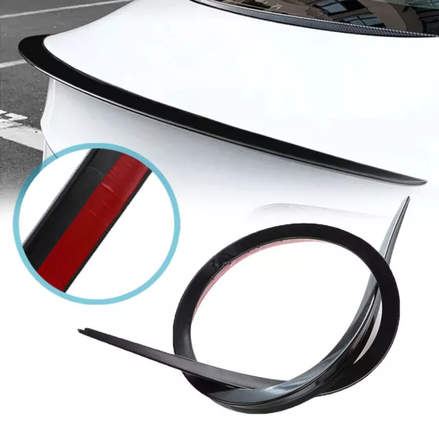 1.2M Car Rear Roof Trunk Spoiler Rear Wing Lip Trim Tail Sticker Car Accessories