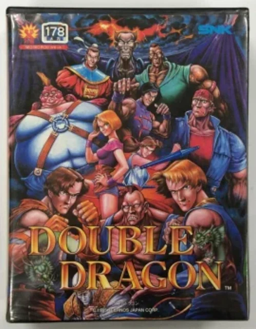 Neo Geo AES DOUBLE DRAGON softbox MVS Convert EP ROM TESTED