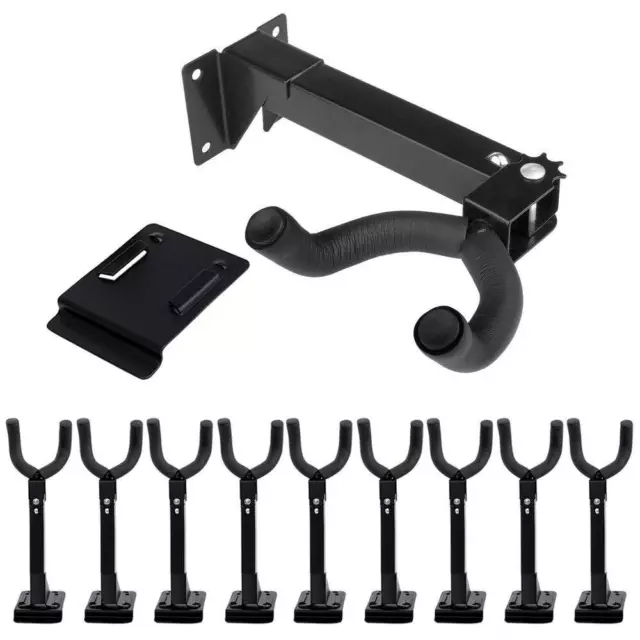 TimmyHouse Guitar Hanger Wall Mount Hook Stand 180° Adjustable w/Slat Wall Ad...