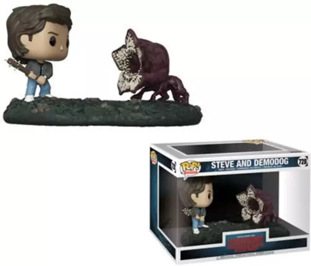 Figurine Vinyl FUNKO POP STRANGER THINGS : Steve and Demodog #728 *Occasion*