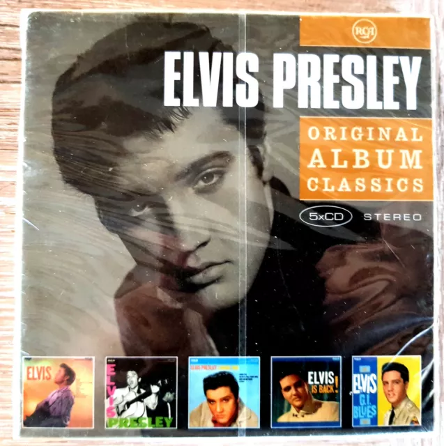 Elvis Presley Coffret 5 Cd Original Album Classics Sony Plus Bonus Songs