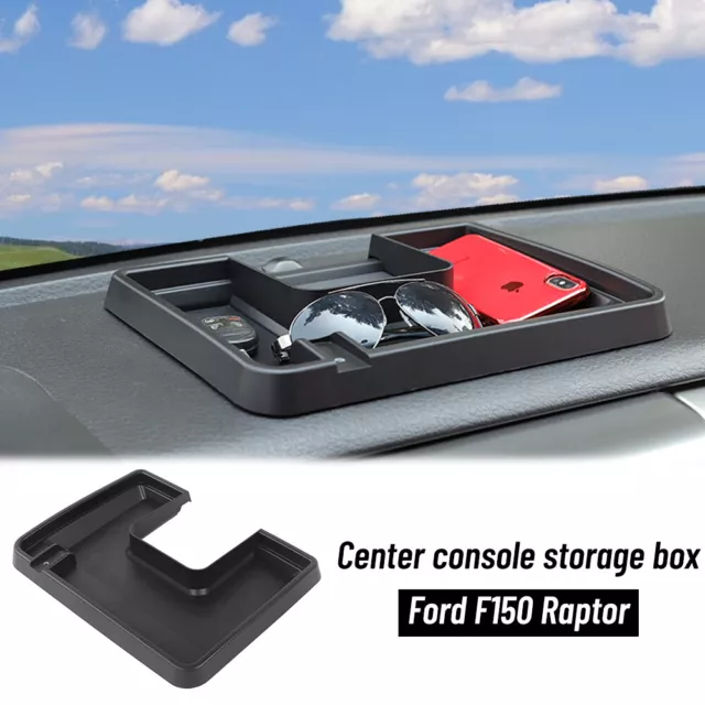 Center Console Armrest Storage Box For Ford F150 2009-2014 Car Organizer Tray