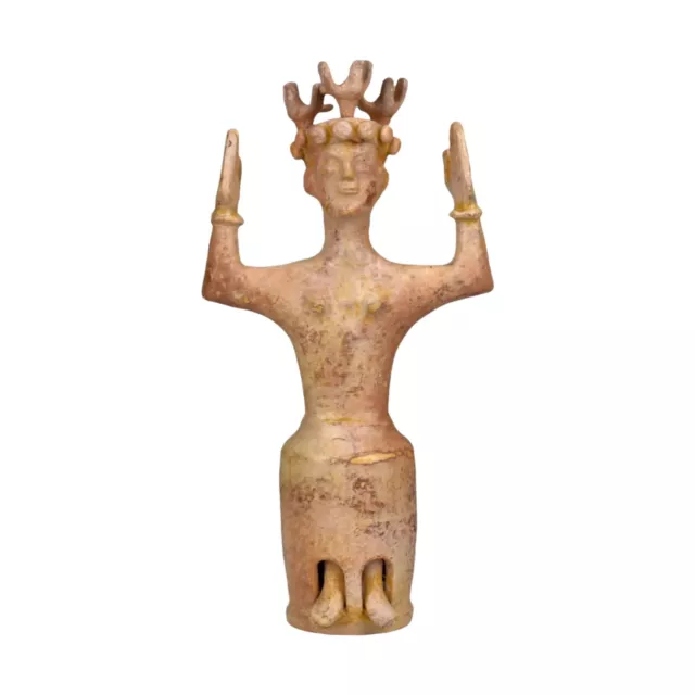 Minoan Goddess of Nature Mother Earth Knossos Greek Terracotta Sculpture Decor