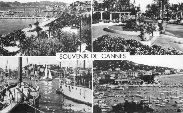 Cp Souvenir De Cannes Multivues