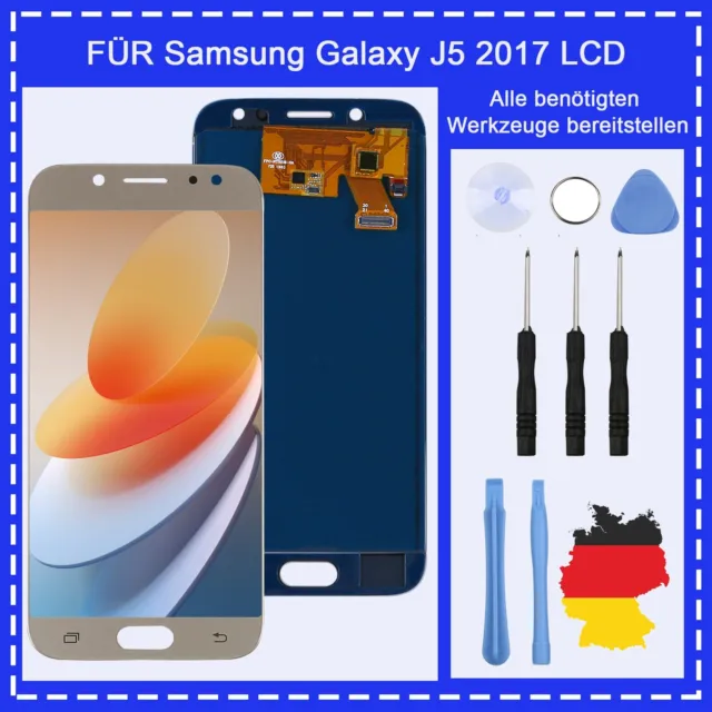 Für Samsung Galaxy J5 2017 Display LCD Bildschirm Touchscreen Schwarz