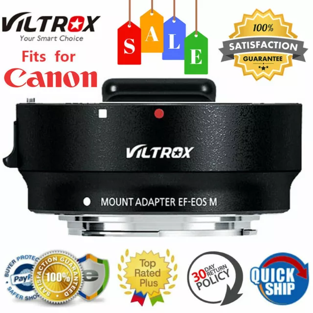 Viltrox EF-EOS M Auto Focus Lens Mount Adapter For Canon EF EF-S For Canon EOS M