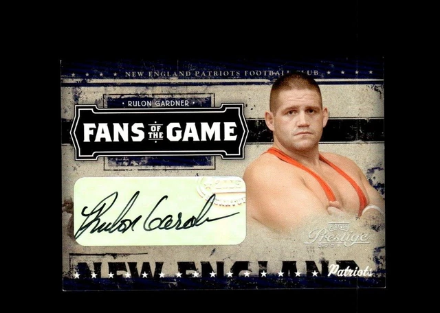 Rulon Gardner 2005 Playoff Prestige Fans of the Game Auto #FG-3 Auto