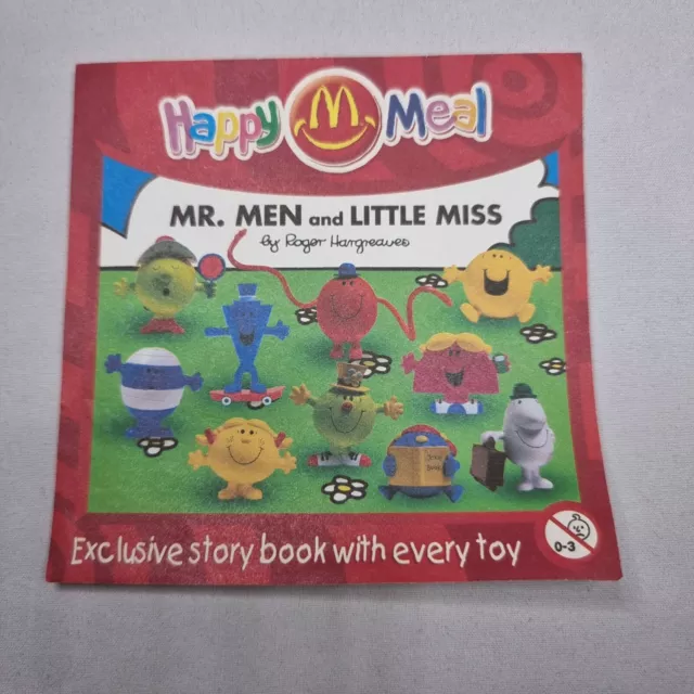 2004 McDonalds Mr. Men & Little Miss Spielzeugsammlung - Mini Papier Einsatz Poster #2