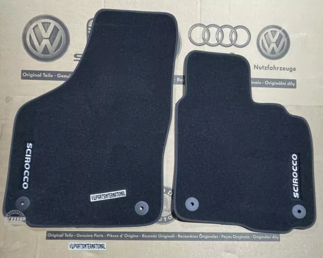 VW Scirocco MK3 R GT GTD GTS Front Carpet Floor Mats Luxury Feet Pads Genuine OE