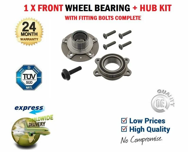 1X FRONT WHEEL BEARING + HUB KIT for AUDI Q5 8RB SQ5 TFSI quattro 2013
