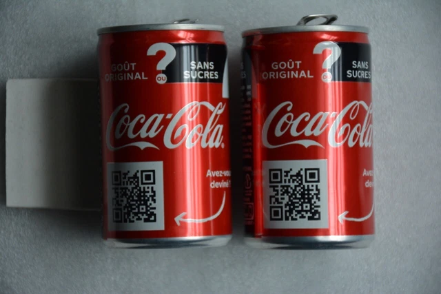 Collection Star Wars - 2 Mini Canettes Coca Cola Vides - Édition Spéciale