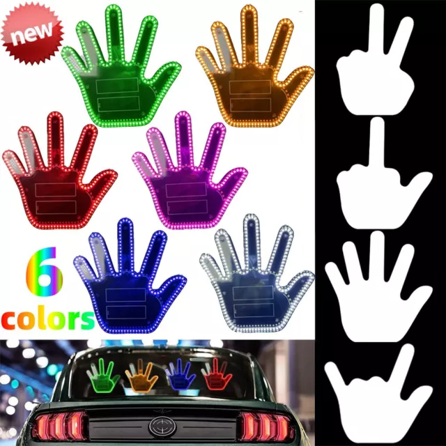 MIDDLE FINGER GESTURE Light with Remote, Car Accessories for Men Gifts NEW  £22.19 - PicClick UK