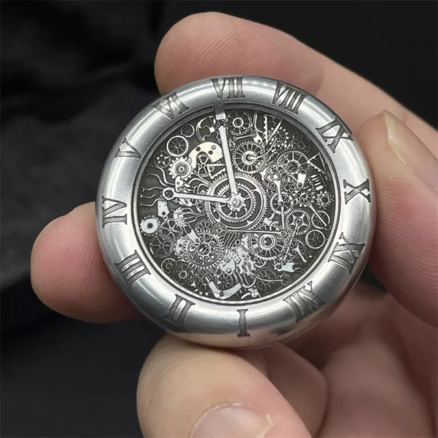 Clock Gear Haptic Fidget Coins EDC Adult Metal Fidget Toys ADHD Stress Relief