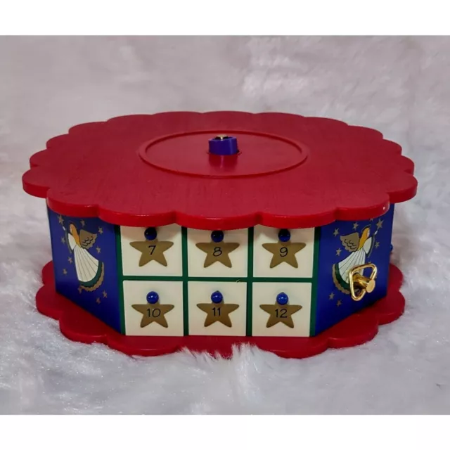 AVON CHRISTMAS IS Coming Advent Calendar Tree BASE ONLY, Plays Music