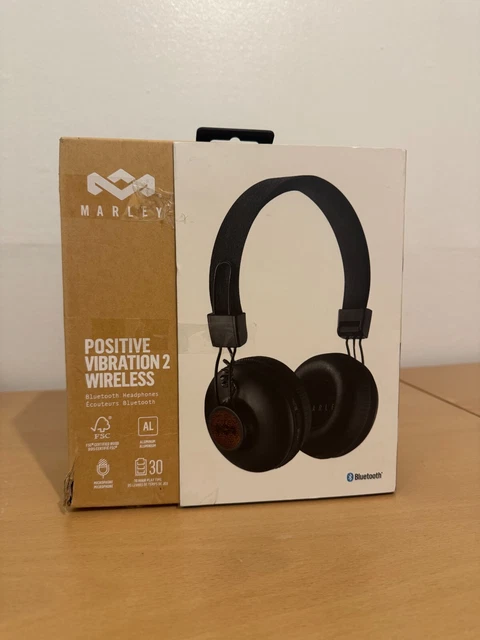Audífono marley positive sales vibration 2 bt negro