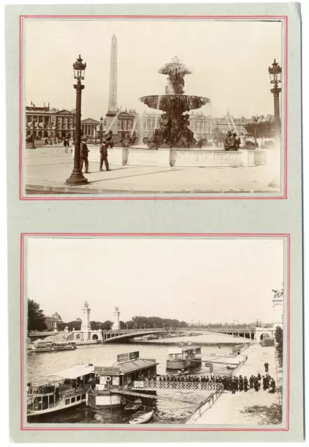 France, Paris, vue générale sur la Capitale    vintage silver printEnsemble de