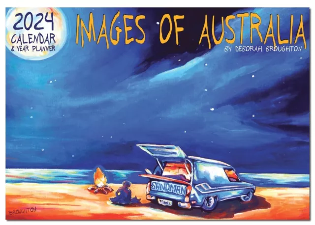 DEBORAH BROUGHTON ART 2024 Images of Australia Reef Surf Calendar