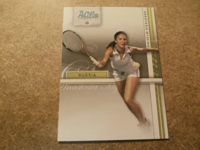 Anastasia Myskina, 2007 Ace Authentic Tennis Rookie Card, Mint Condition (Jt29)