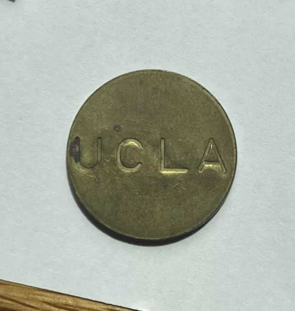 UCLA Parking Token University California Los Angeles Brass 1" Coin