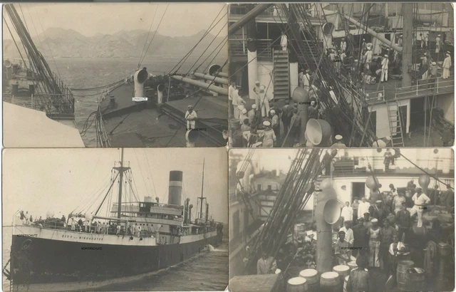 1. WELTKRIEG, SCHIFF City of Winchester, Deutsche MarineSoldaten an
