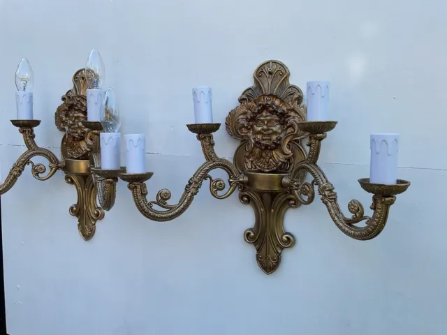Pair Of Wall Lights French Empire