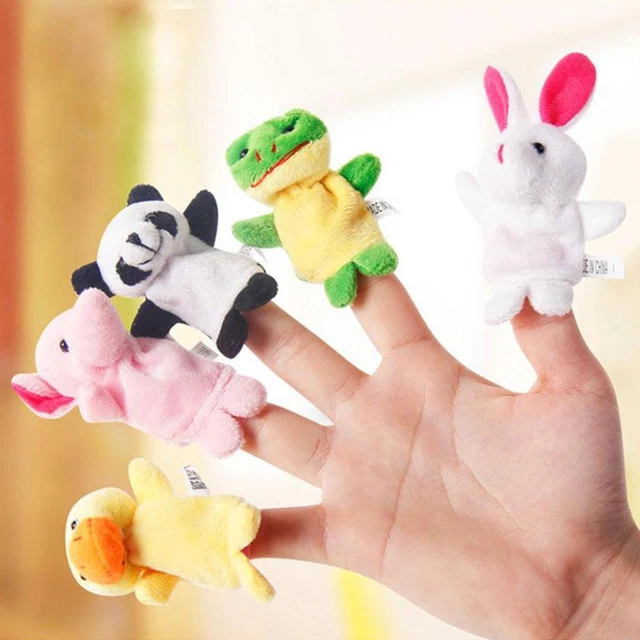 10x Animals Finger Puppets Cloth Baby Educational Hand Gift Kid Toy s※ Z5C1