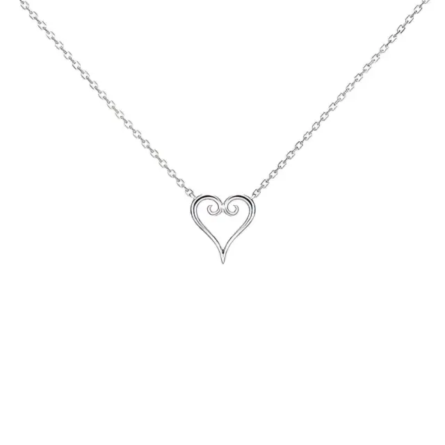 U-TREASURE Kingdom Hearts Necklace Heart Silver Accessory Gift