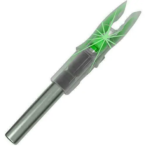 Nockturnal Lighted Arrow Nock S-Series - Green (Pack of 3)
