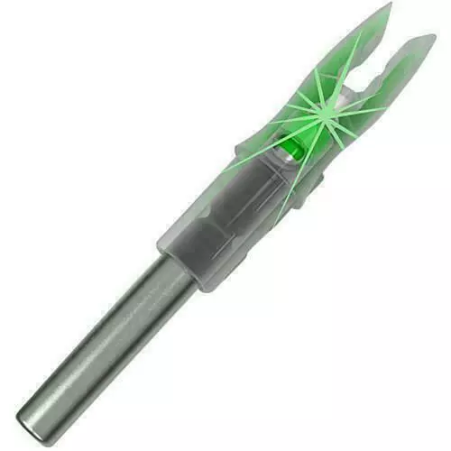 Nockturnal Lighted Arrow Nock S-Series - Green (Pack of 3)