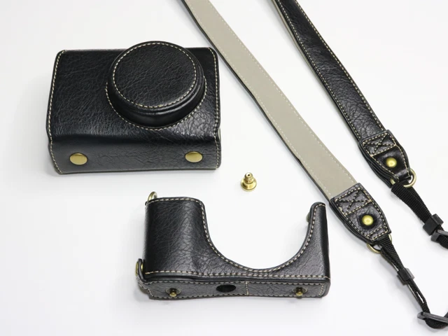 Leather Camera Protect Case For Ricoh GRIII GRII GR3 GR2 GRIIIX GR3X With Strap 6