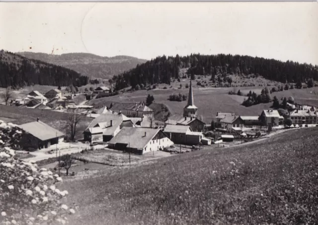Carte postale 10x15cm postcard LES HÔPITAUX-NEUFS vue générale timbrée 1953