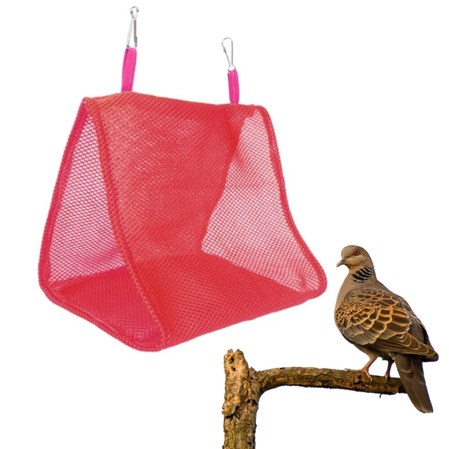 1 stück Pet Papagei Hängen Käfig Vogel Dreieck Hängematte Belüftung Hängen