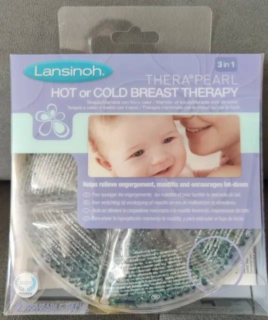 Lansinoh TheraPearl 3-in-1 Hot And Cold Breast Therapy