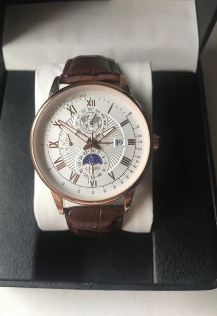 Herrenuhr Leder Wasserdicht Leuchtend Herren Quarz Armbanduhr Luxus Herrenuhren