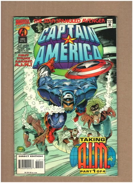 Captain America #440 Marvel Comics 1995 Mark Gruenwald FN/VF 7.0