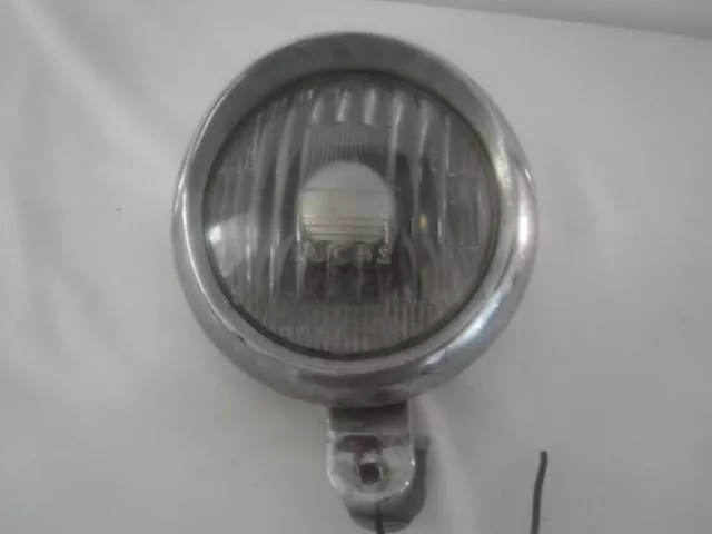 Lucas 4 FT Fog Lamp. Classic Car or Scooter. With Genuine Lucas Bracket