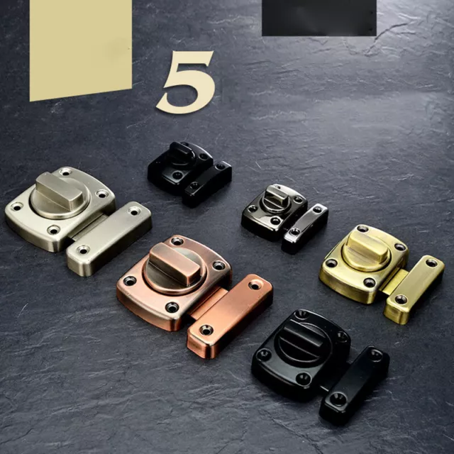 1Pcs Bathroom Door Lock Toilet Turn Twist Bolt Privacy Catch Latch Zinc Alloy