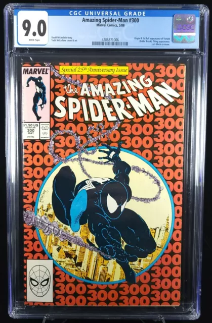 Amazing Spider-Man #300 **Cgc 9.0 ** Venom 1St Appearance *1988*